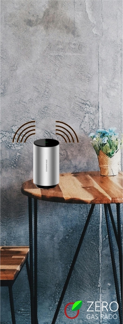 com funciona detector gas radó